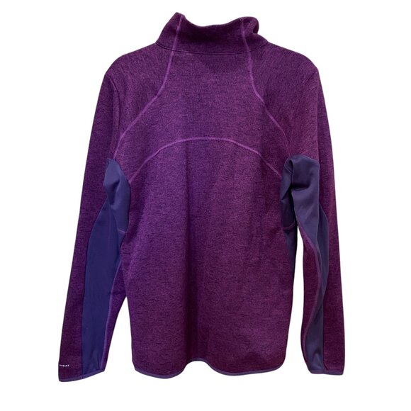Columbia Omni-Heat Reflective ¼ Zip Pullover Purple Wicking Gorpcore Hiking-XL - Picture 8 of 13